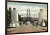 Lions Gate Bridge, Vancouver, British Columbia-null-Framed Art Print