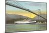 Lions Gate Bridge, Vancouver, British Columbia-null-Mounted Art Print
