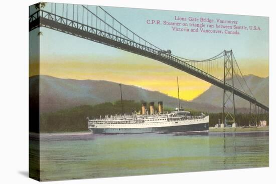 Lions Gate Bridge, Vancouver, British Columbia-null-Stretched Canvas