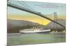 Lions Gate Bridge, Vancouver, British Columbia-null-Mounted Premium Giclee Print