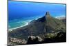 Lions Head and Cape Town, South Africa, as Seen from the Top of Table Mountain.-Renee Vititoe-Mounted Photographic Print