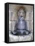 Lions Head Fountain-Herb Dickinson-Framed Stretched Canvas