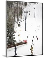 Lions Head Village Ski Run, Vail Ski Resort, Rocky Mountains, Colorado, USA-Richard Cummins-Mounted Photographic Print