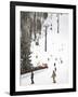 Lions Head Village Ski Run, Vail Ski Resort, Rocky Mountains, Colorado, USA-Richard Cummins-Framed Photographic Print