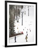 Lions Head Village Ski Run, Vail Ski Resort, Rocky Mountains, Colorado, USA-Richard Cummins-Framed Photographic Print