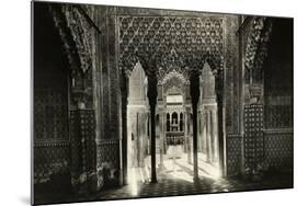 Lions of the Hall of Justice in Spain-null-Mounted Photographic Print