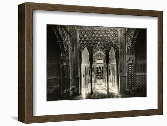 Lions of the Hall of Justice in Spain-null-Framed Photographic Print