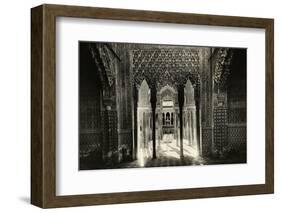 Lions of the Hall of Justice in Spain-null-Framed Photographic Print