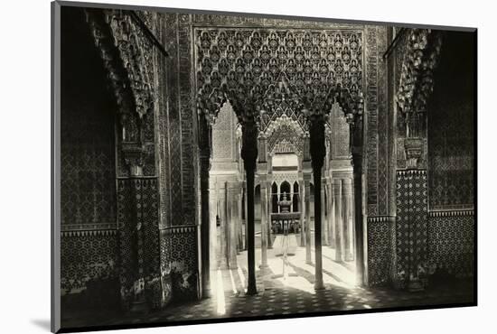 Lions of the Hall of Justice in Spain-null-Mounted Photographic Print