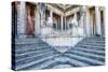 Lions Staircase, Royal Summer Palace of Queluz, Lisbon, Portugal, Europe-G and M Therin-Weise-Stretched Canvas