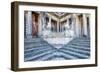 Lions Staircase, Royal Summer Palace of Queluz, Lisbon, Portugal, Europe-G and M Therin-Weise-Framed Photographic Print