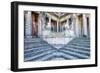 Lions Staircase, Royal Summer Palace of Queluz, Lisbon, Portugal, Europe-G and M Therin-Weise-Framed Photographic Print