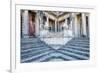 Lions Staircase, Royal Summer Palace of Queluz, Lisbon, Portugal, Europe-G and M Therin-Weise-Framed Photographic Print