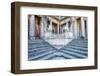 Lions Staircase, Royal Summer Palace of Queluz, Lisbon, Portugal, Europe-G and M Therin-Weise-Framed Photographic Print