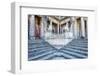 Lions Staircase, Royal Summer Palace of Queluz, Lisbon, Portugal, Europe-G and M Therin-Weise-Framed Photographic Print