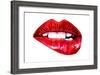 Lip Bite-Enrico Varrasso-Framed Art Print
