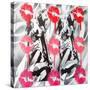 Lip Service-Abstract Graffiti-Stretched Canvas