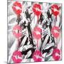 Lip Service-Abstract Graffiti-Mounted Giclee Print