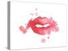 Lip Splash-Alicia Zyburt-Stretched Canvas