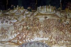 Battle of Val Di Chiana, 1363, Fresco-Lipo Vanni-Mounted Giclee Print