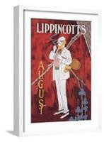 Lippincott's August-null-Framed Art Print