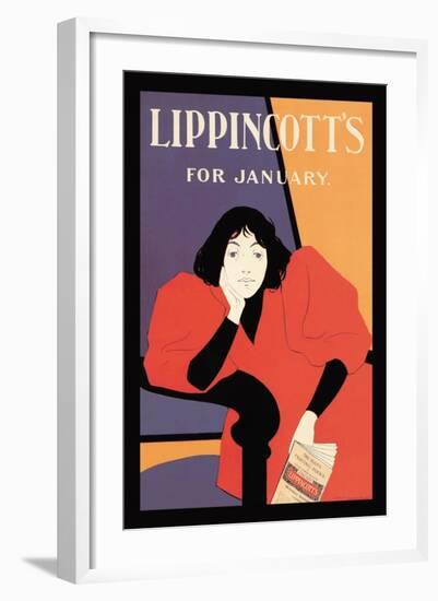 Lippincott's, January 1895-Will Carqueville-Framed Art Print