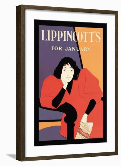 Lippincott's, January 1895-Will Carqueville-Framed Art Print