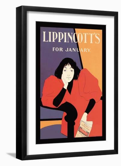 Lippincott's, January 1895-Will Carqueville-Framed Art Print