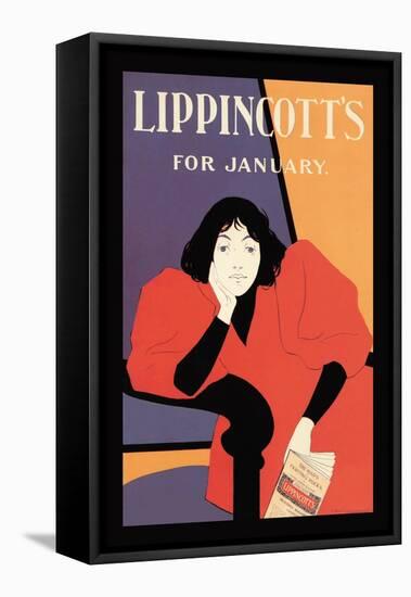 Lippincott's, January 1895-Will Carqueville-Framed Stretched Canvas
