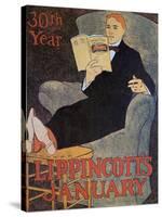 Lippincott's January-J. J. Gould-Stretched Canvas