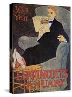 Lippincott's January-J. J. Gould-Stretched Canvas