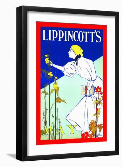 Lippincott's May-William L. Carqueville-Framed Art Print