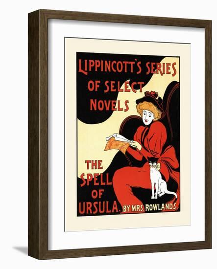 Lippincott's Series of Select Novels. the Spell of Ursula, by Mrs. Rowlands-null-Framed Art Print