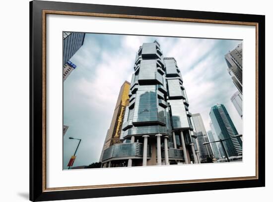 Lippo Centre in Wanchai District, Hong Kong, China-Andreas Brandl-Framed Photographic Print