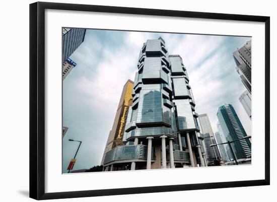 Lippo Centre in Wanchai District, Hong Kong, China-Andreas Brandl-Framed Photographic Print