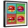Lips 2-Mark Ashkenazi-Framed Giclee Print