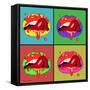 Lips 2-Mark Ashkenazi-Framed Stretched Canvas