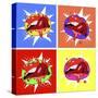 Lips 3-Mark Ashkenazi-Stretched Canvas