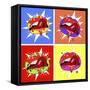 Lips 3-Mark Ashkenazi-Framed Stretched Canvas