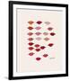 Lips-Andy Warhol-Framed Giclee Print