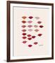 Lips-Andy Warhol-Framed Giclee Print