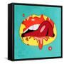 Lips-Mark Ashkenazi-Framed Stretched Canvas