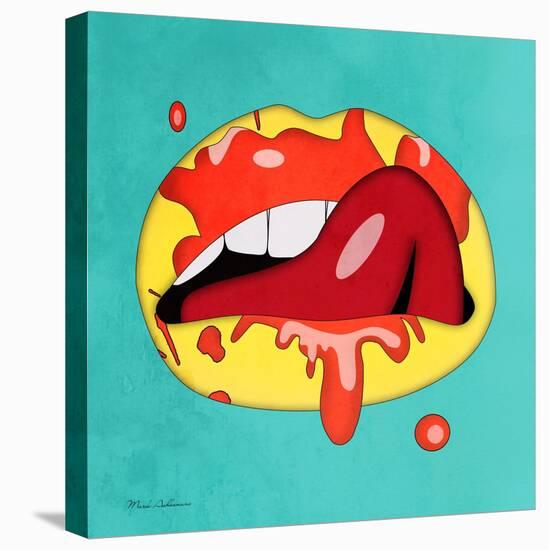 Lips-Mark Ashkenazi-Stretched Canvas