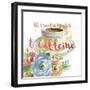 Lipstick and Caffine-Studio Rofino-Framed Art Print