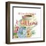 Lipstick and Caffine-Studio Rofino-Framed Art Print