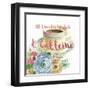 Lipstick and Caffine-Studio Rofino-Framed Art Print