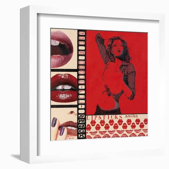 Lipstiks-Joëlle Vermeille-Framed Art Print