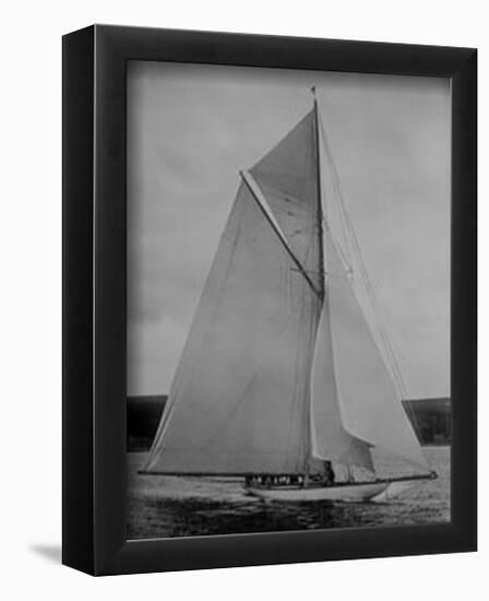 Lipton's Yacht Shamrock-null-Framed Poster