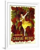 Liquer Cordial-Médoc, G. A. Jourde - Bordeaux-Leonetto Cappiello-Framed Art Print