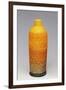 Liqueur Bottle, 1930S, Polychrome Majolica with Orange Peel Texture-null-Framed Giclee Print